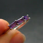 Natural Rich Purple Color Amethyst Sterling Silver Ring - 1.34 Grams - Size 6