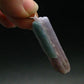 Rarest Paraiba Copper Blue Tourmaline Crystal Silver Pendant From Brazil - 1.8" - 6.55 Grams