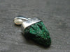 Malachite Sterling Silver Pendant - 2.6" - 3.02 Grams