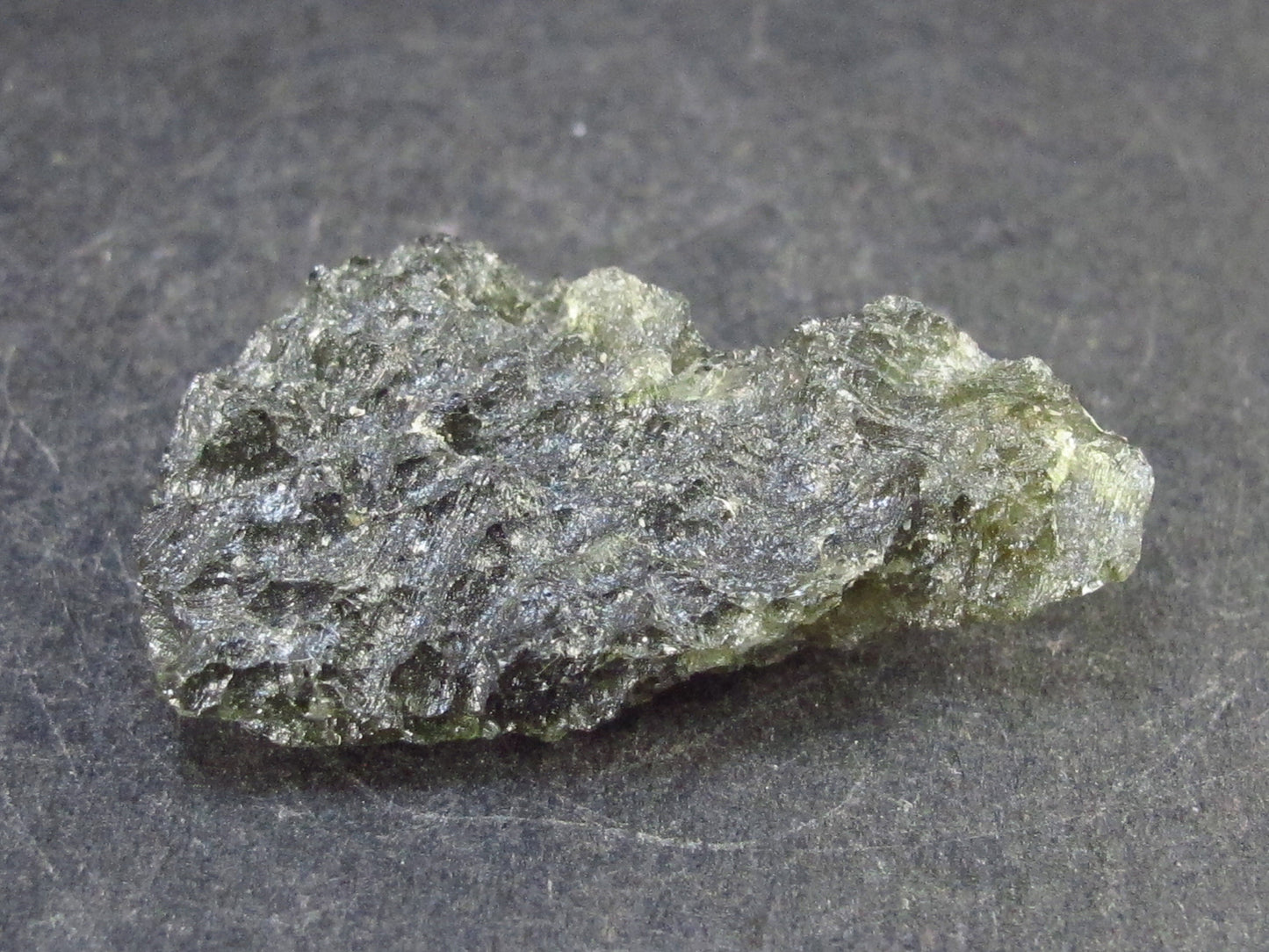 Rare Moldavite Tektite Raw Piece From Czech Republic - 1.4" - 5.4 Grams