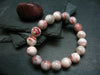 Cinnabar Genuine Bracelet ~ 7 Inches ~ 12mm Round Beads