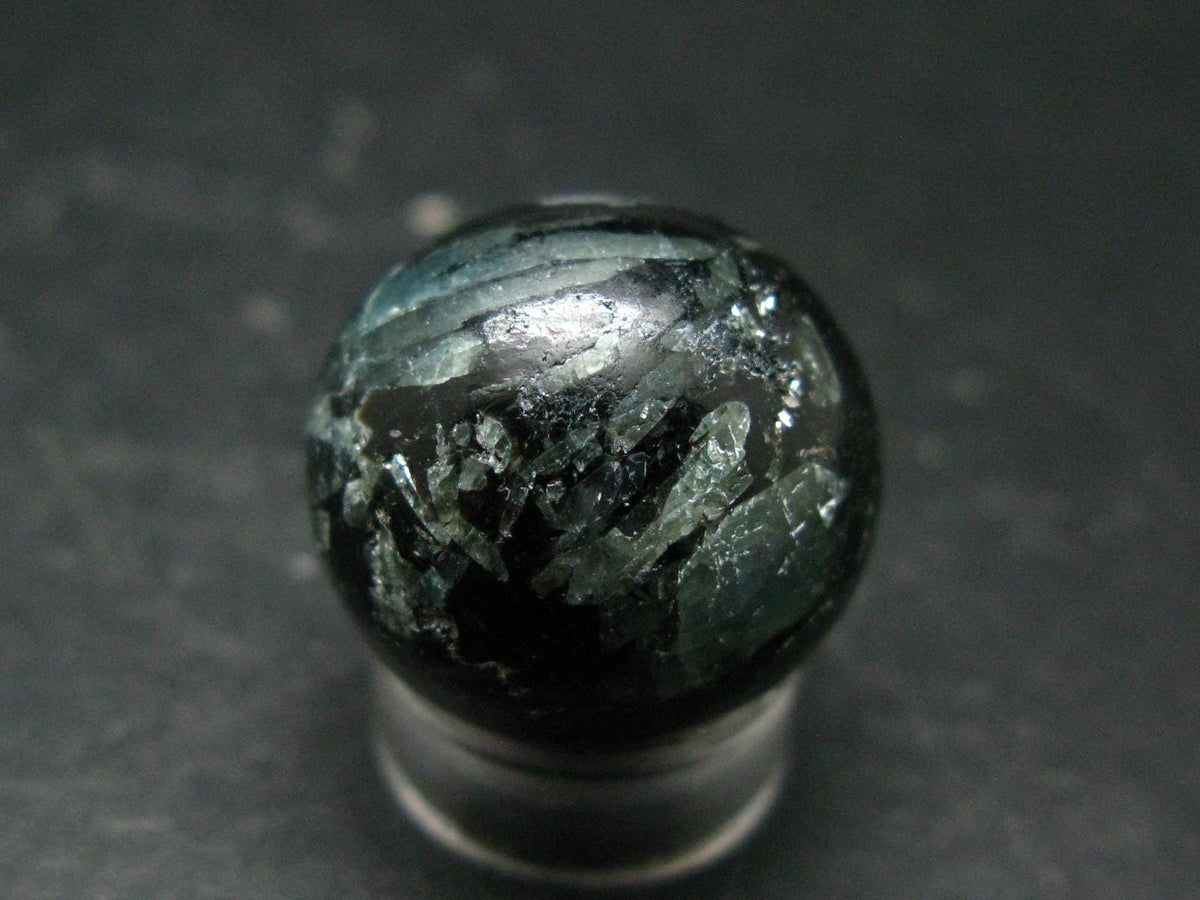 Rare Alexandrite Chrysoberyl Sphere Ball From Brazil - 11.92 Grams - 0.8"