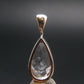 3.34 Carat Phenakite Phenacite Gem Sterling Silver Pendant from Russia - 0.8" - 1.69 Grams