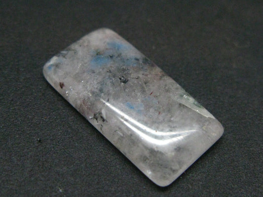 Papagoite in Quartz Cabochon from Messina S. Africa - 8.55 Carats - 21x11mm