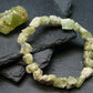 Brazilianite Genuine Bracelet ~ 7 Inches ~ 12mm Crystal Beads