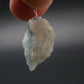 Rare Raw Blue Euclase Gem Crystal Silver Pendant from Zimbabwe - 1.0" - 3.70 Grams