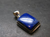 Lapis Lazuli Silver Pendant From Afghanistan - 1.2" - 8.03 Grams