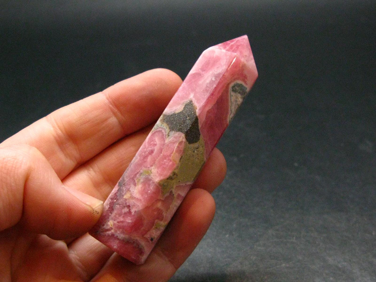 Beautiful Rhodochrosite Obelisk Pyramid from Argentina - 2.8"