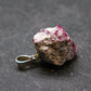 Bixbite Red Emerald Beryl Silver Pendant From Utah USA - 1.62 Grams - 0.7"
