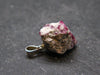 Bixbite Red Emerald Beryl Silver Pendant From Utah USA - 1.62 Grams - 0.7"