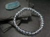 Blue Topaz Genuine Bracelet ~ 6.5 Inches ~ 6mm Round Beads