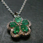 Emerald Silver Pendant W/Chain From Colombia - 3.0 Grams Total
