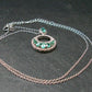 Emerald Silver Pendant W/Chain From Colombia - 4.14 Grams Total
