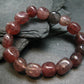 Strawberry Quartz Genuine Bracelet ~ 7 Inches ~12mm Tumbled Beads