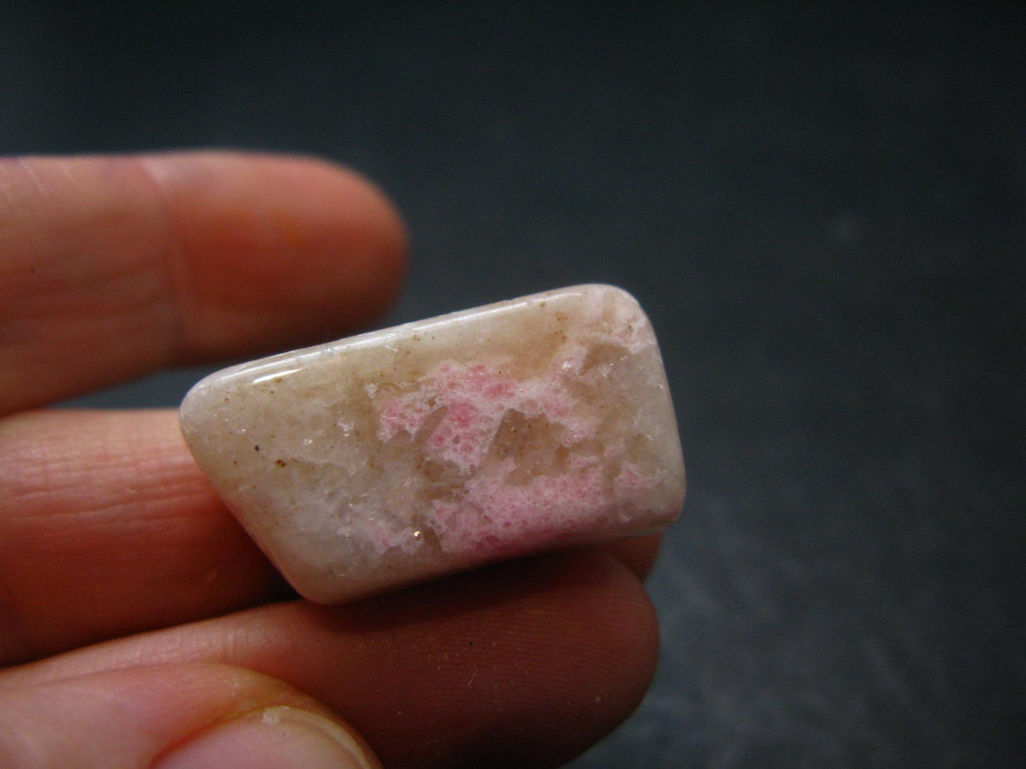 Rare Pink Tugtupite Tumbled Piece From Greenland - 30.65 Carats - 1.0"
