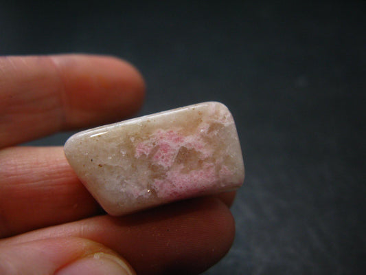 Rare Pink Tugtupite Tumbled Piece From Greenland - 30.65 Carats - 1.0"
