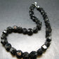 Black Tourmaline Necklace from Brazil - 17"