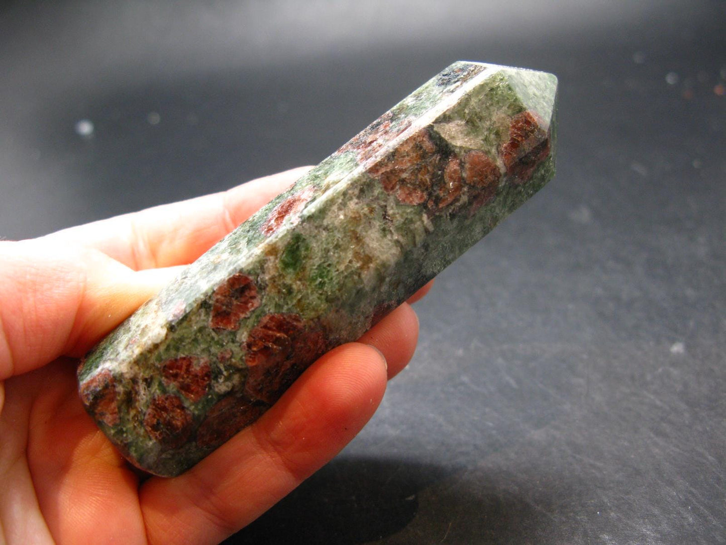 Rare Eclogite Obelisk Pyramid From Norway - 3.5" - 115.45 Grams