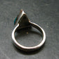 Emerald Green Dioptase Crystal Silver Ring from Congo - 4.25 Grams - Size 7