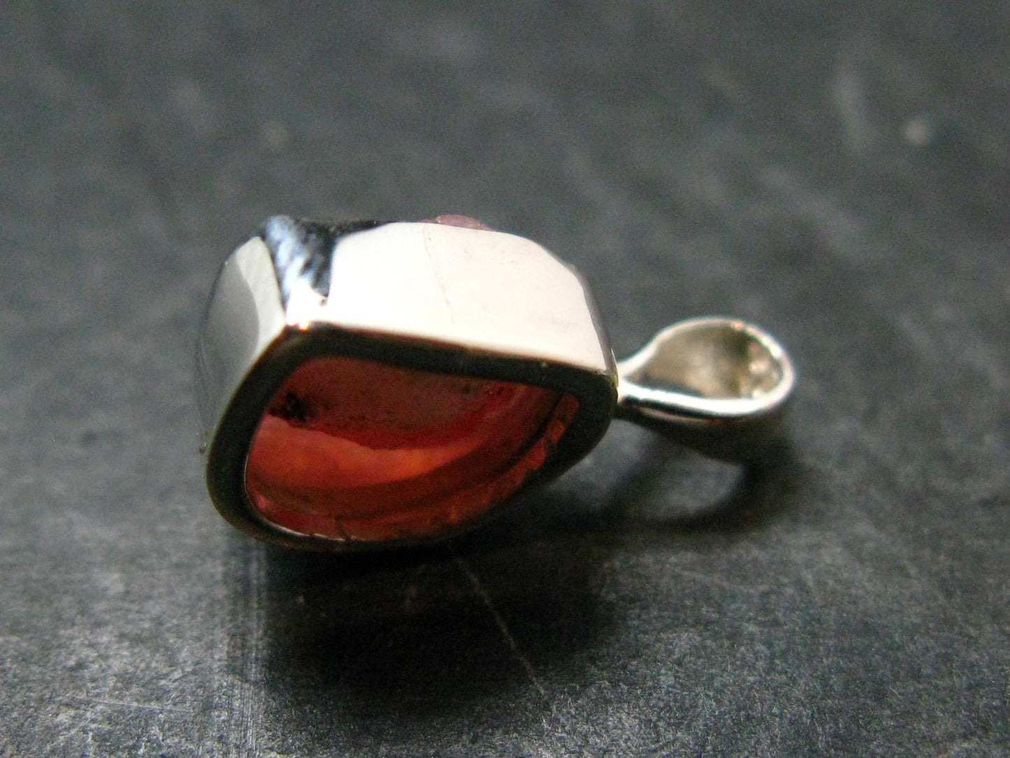 Rare Large Pezzottaite Pink Beryl 925 Silver Pendant from Madagascar - 6.15 Carats - 0.6"