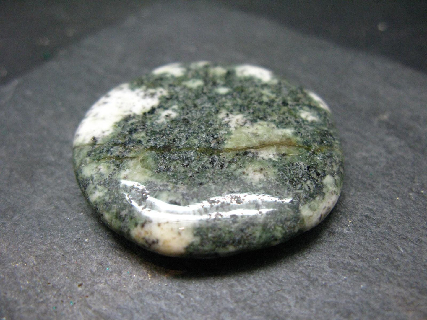 Rare Stonehenge Preseli Bluestone Tumbled Crystal From Wales UK - 1.6" - 22.93 Grams