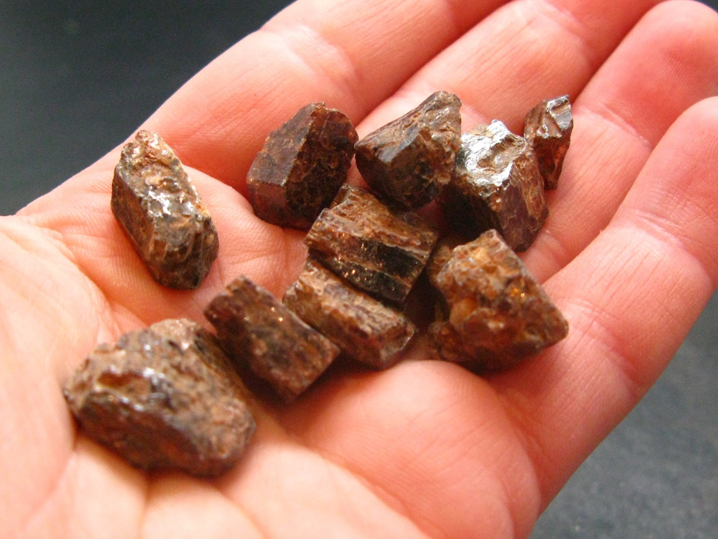 Lot of 10 Zircon Crystals From Tanzania - 35.75 Grams