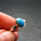 Genuine Turquoise Sterling Silver Ring - 2.94 Grams - Size 8.5