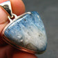 Blue Ice Glacierite Silver Pendant from Indonesia - 1.3" - 6.38 Grams