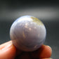 Rare Blue Lace Holly Chalcedony Agate Sphere From Malawi - 1.3"
