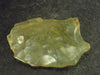 Gem Libyan Desert Glass Tektite Free Form Pendant From Libya - 1.4" - 6.9 Grams