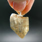 Natural Unheated Citrine Crystal Silver Pendant from Congo - 8.72 Grams