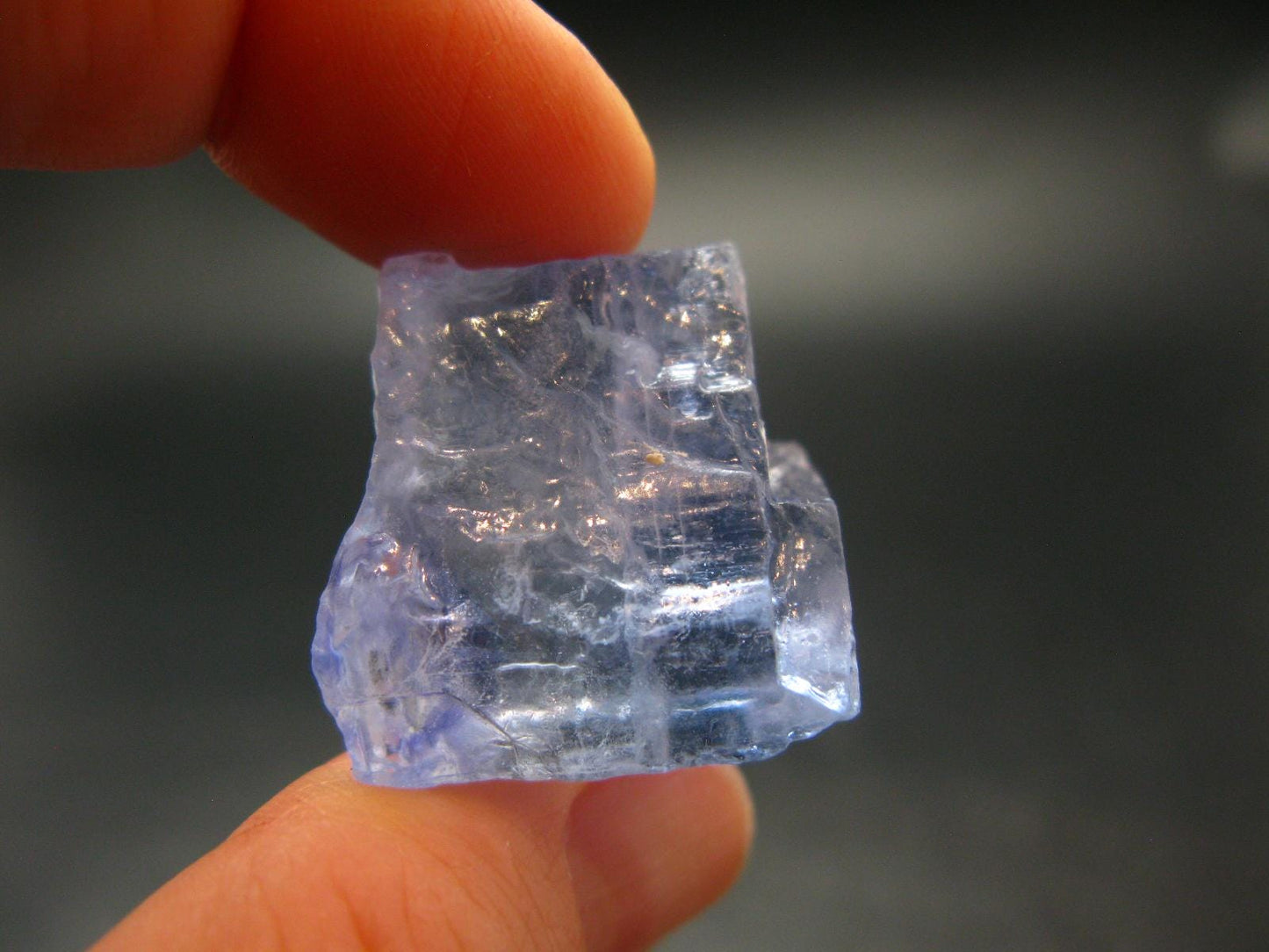 Blue Halite Crystal From USA - 0.8" - 10.67 Grams