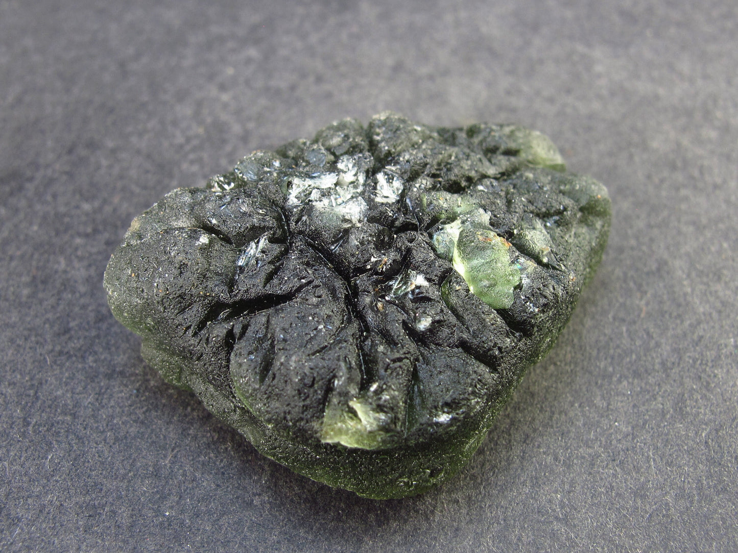 Moldavite Tektite Raw Piece from Czech Republic - 1.6" - 121 Carats - 24.2 Grams