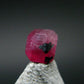 Beautiful Rare Gem Bixbite Red Beryl Emerald Cut Stone From Utah USA - 0.42 Carats - 5x4mm