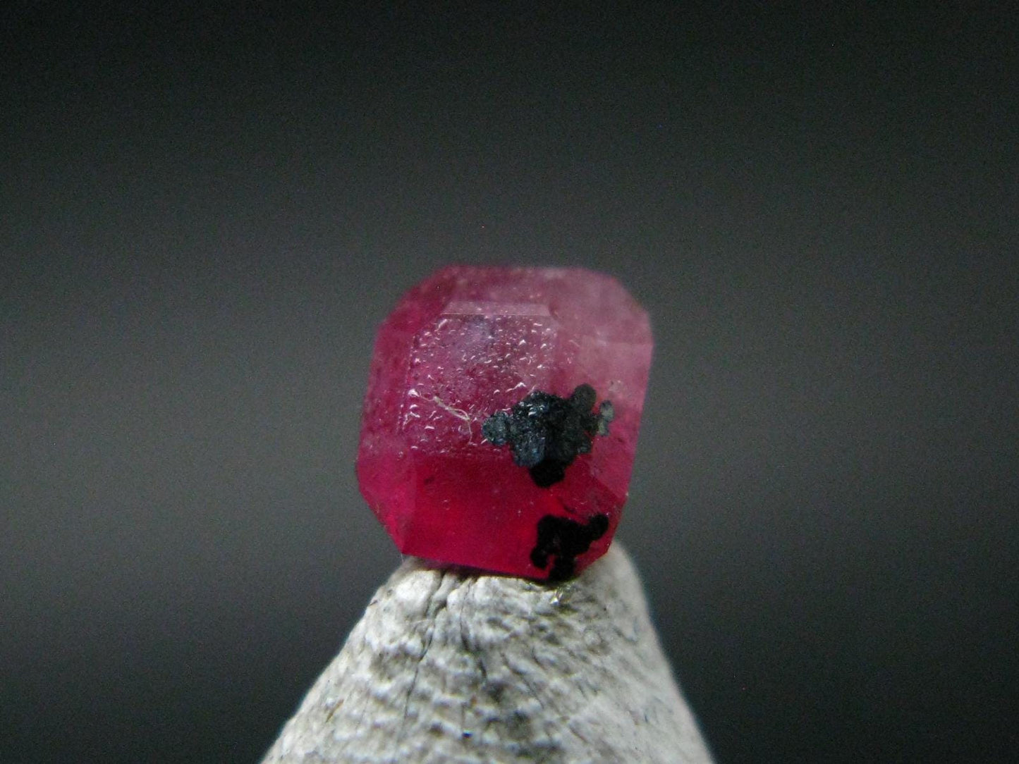 Beautiful Rare Gem Bixbite Red Beryl Emerald Cut Stone From Utah USA - 0.42 Carats - 5x4mm