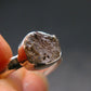 Gray Herderite Silver Ring from Africa - Size 8 - 1.94 Grams