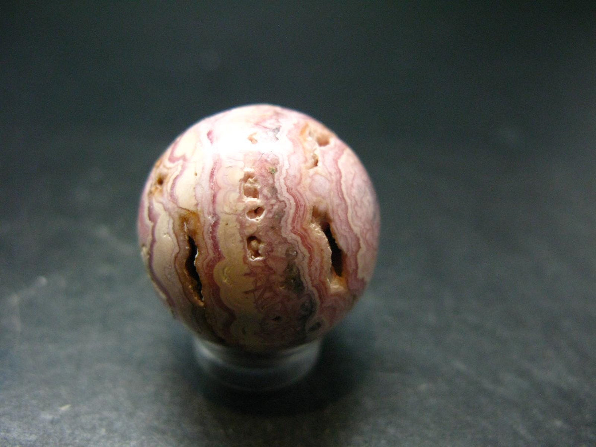 Rhodochrosite Sphere Ball from Argentina - 1.0" - 31.0 Grams