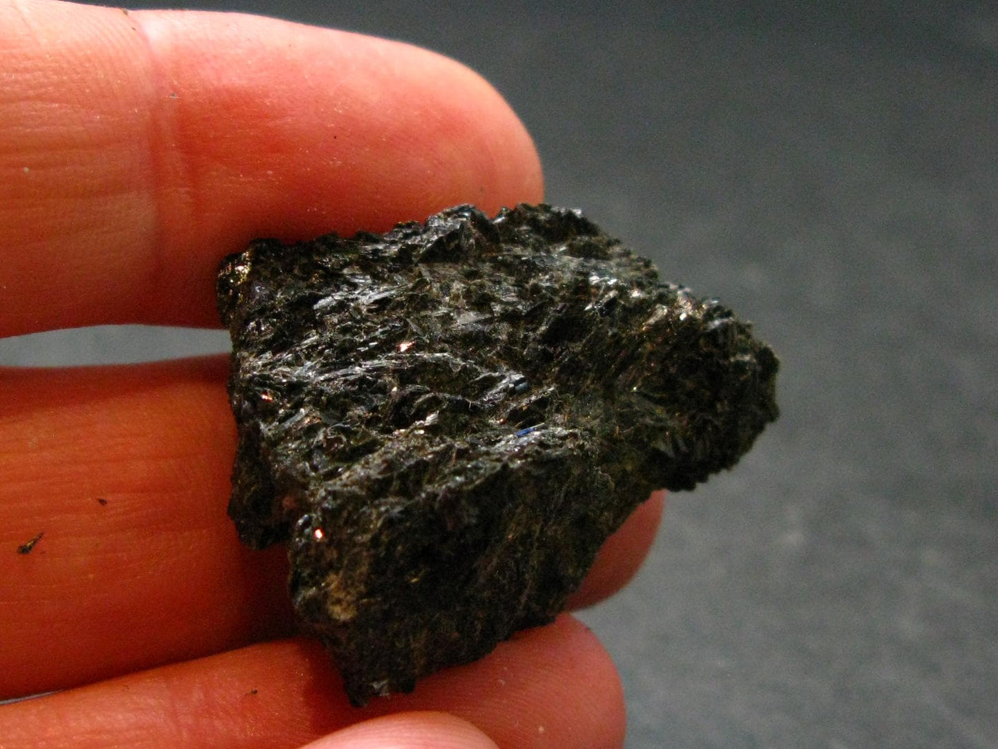 Rare Nuumite Nuummite Raw Piece From Greenland - 7.30 Grams - 1.1"