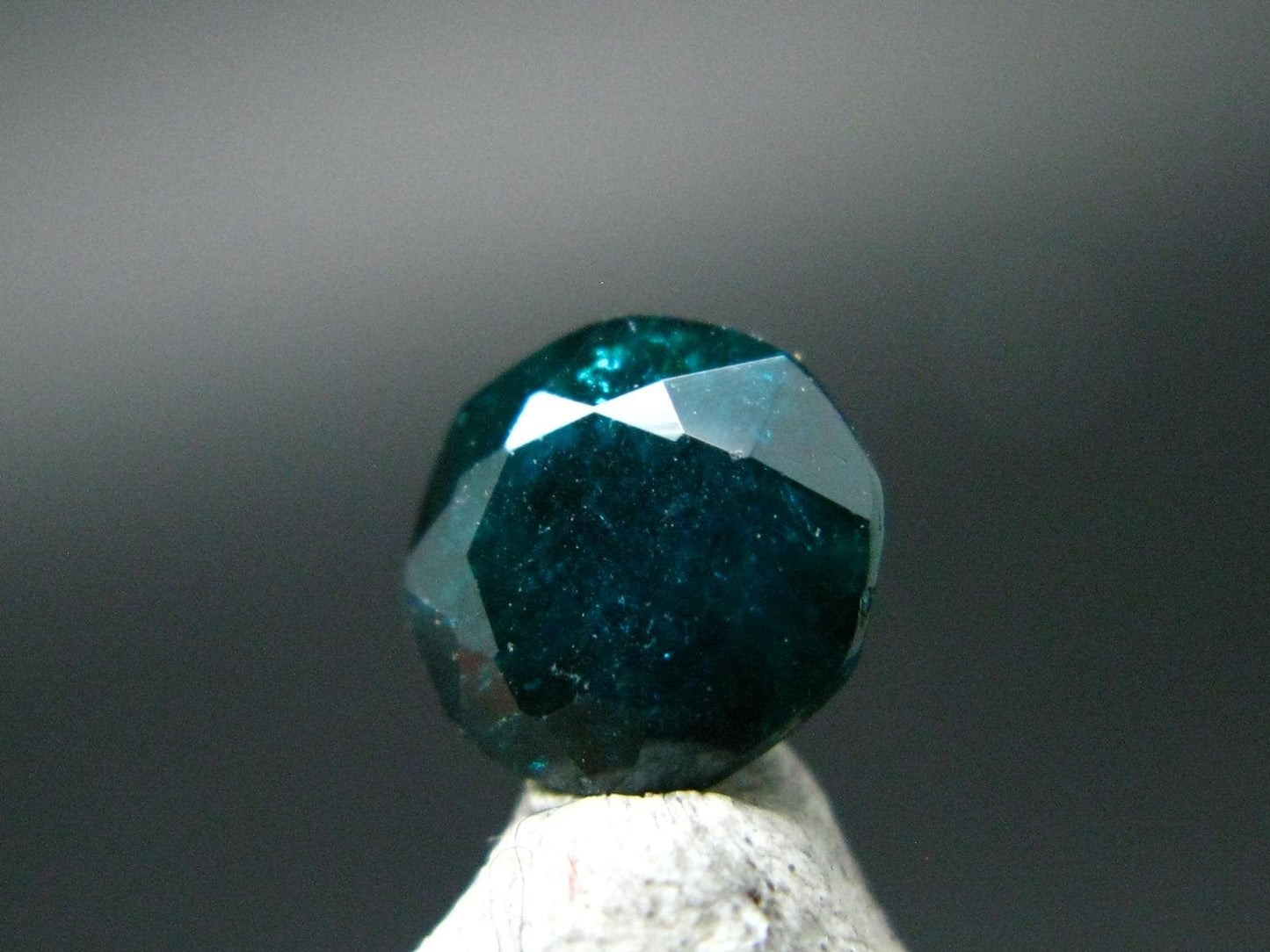 Rare Gem Dioptase Cut Stone from Namibia - 1.24 Carats
