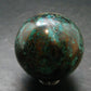 Quantum Quattro Sphere - Malachite Shattuckite Chrysocola Dioptase - 1.8" - 155.76 Grams
