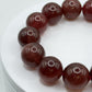 Strawberry Quartz Bracelet – Natural Red Sparkling Gemstone Elegant Jewelry - Weight 97.31 g