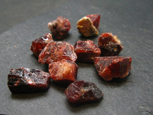 Lot of 10 Zircon Crystals From Pakistan - 147.75 Carats