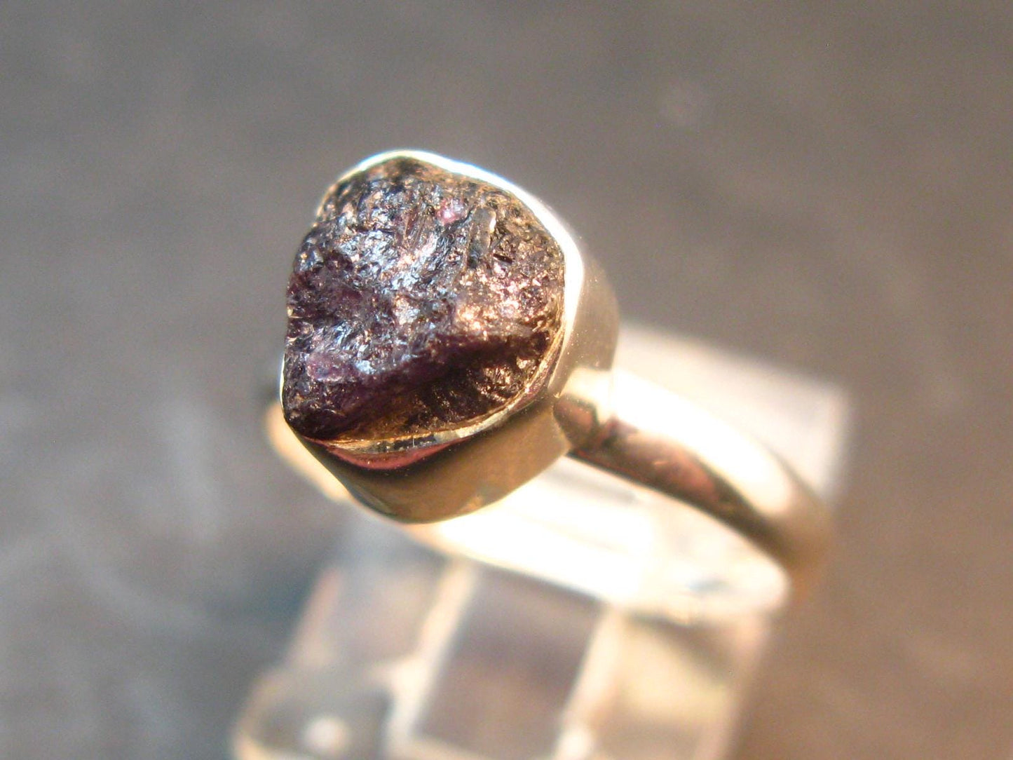 Alexandrite Crystal Silver Ring From Zimbabwe - Size 7 - 2.51 Grams