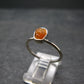 Spessartine Garnet Silver Ring From Tanzania - Size 8 - 2.05 Grams