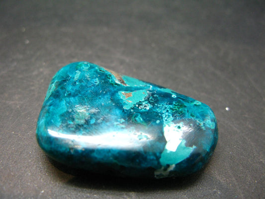 Very Nice Tumbled Dioptase Stone from Congo - 1.5" - 19.85 Grams