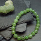 Prehnite & Epidote Genuine Bracelet ~ 7 Inches ~ 8mm Round Beads