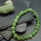 Prehnite & Epidote Genuine Bracelet ~ 7 Inches ~ 8mm Round Beads