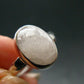 Natrolite Silver Cabochon Ring From Russia - 2.47 Grams - Size 8.0