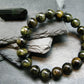 Green Gem Tourmaline Genuine Bracelet ~ 7 Inches ~ 10mm Round Beads
