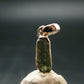 Moldavite Tektite Silver Pendant from Czech Republic - 0.9" - 1.0 Grams